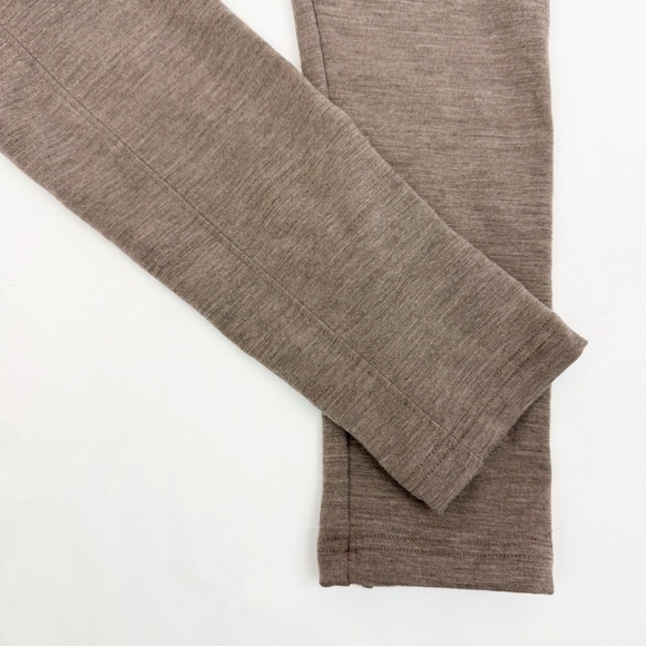 WOOLX Stella Cold Weather Wool Blend Leggings Brown Tan - Picture 6 of 8